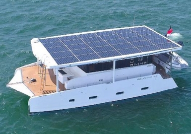 Azura Marine electric catamaran boat